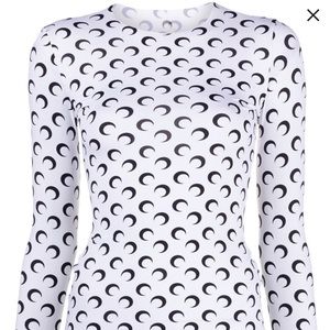 Marrine serre white/black top